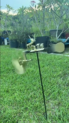 Handmade Metal Drummer Windmill🎁