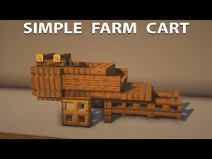 Minecraft | Simple Farm Cart | How to Build #2