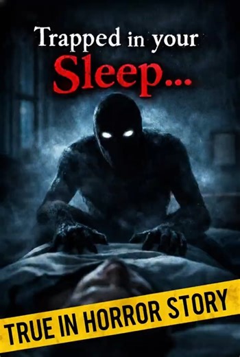 Sleep Paralysis Explained 👁️ | The Shadow That Watches You 😈 #SleepParalysis #TrueHorro #DarkMystery