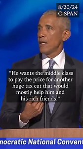 4.8K views · 98 reactions | Day 2 of the Democratic National Convention: Obama’s Unsupported Tax Claim Full story here: https://www.factcheck.org/2024/08/day-2-of-the-democratic-national-convention/ #Obama #DNC2024 #factcheck | FactCheck.org | Facebook