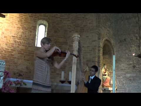 Bach-Gounod Ave Maria Jenni Kuronen, violin Antonio Ostuni, harp