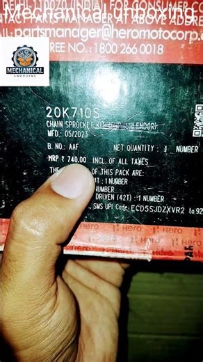 hero chain set for super splendor and splendor plus BS6