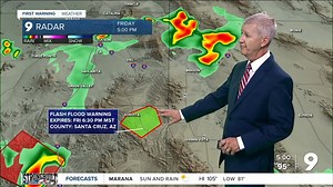 Many parts of Southern Arizona are likely to receive thunderstorm activity this evening. The National Weather Service in Tucson has issued a Severe Thunderstorm Warning for Southeastern Pima County and Southwestern Santa Cruz County until 5:45 p.m. Follow Cuyler Diggs KGUN and get more weather updates on.kgun9.com/3b63JdQ . | KGUN 9