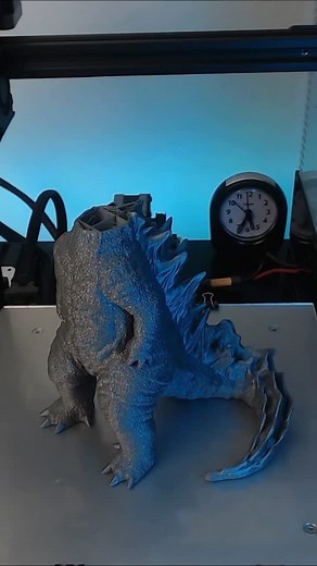🚀 Godzilla #thatlittlemachine #3dprint #3dprinted #3dprinting #3dprinter #timelapse #octolapse #satisfying #godzilla #godzillachallenge #monster #fyp