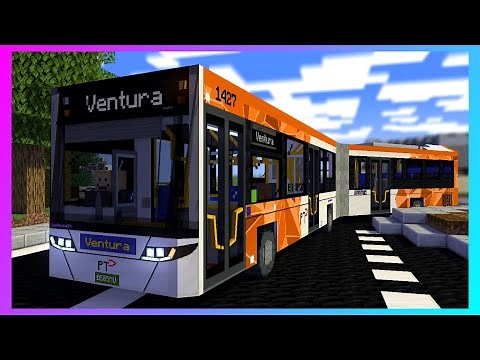 Minecraft articulated bus test