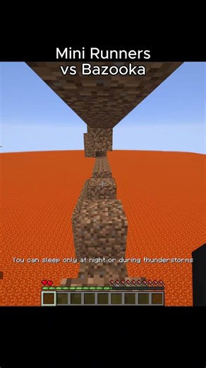 Bazooka vs Mini Runner Minecraft