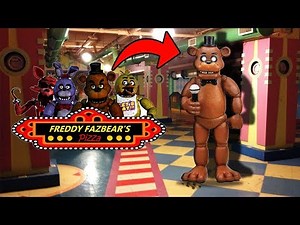DONT GO TO FREDDY FAZBEARS PIZZERIA OVERNIGHT OR FREDDY FAZBEAR.EXE WILL APPEAR | ANIMATRONICS ALIVE