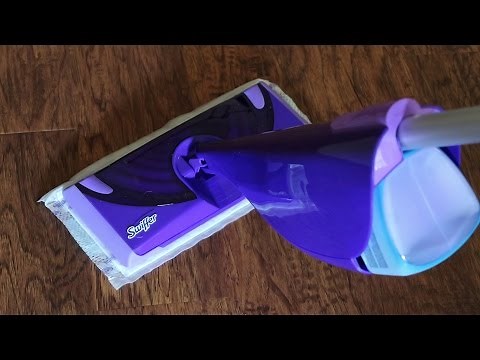 Swiffer WetJet Review + Demo on Wood Floors!