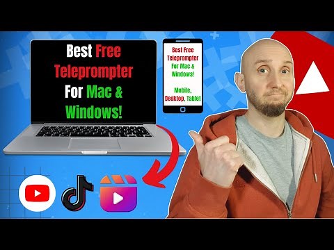 Free Teleprompter For YouTube Videos - No Hardware Needed (Mac & Windows)
