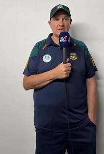 LMFM'S David Sheehan speaks to Meath GAA manager Robbie Brennan after today's All-Ireland SFC semi-final loss to Donegal. | LMFM