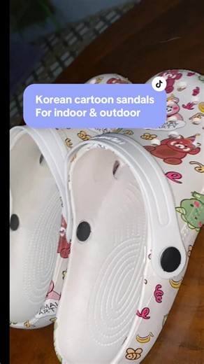 Super Cute and Soft Korean Cartoon Sandals for Women