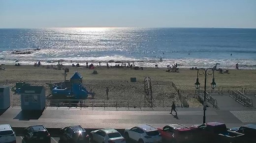 Belmar, NJ - Check this beach live watch here: https://njbeachcams.com/central-new-jersey/belmar-beach-cam-and-surf-report #eastcoast #njbeachcams | NJ Beach Cams