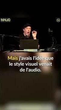 Comment Ronin conçoit la relation entre musique et visuel dans ses performances audiovisuelles.