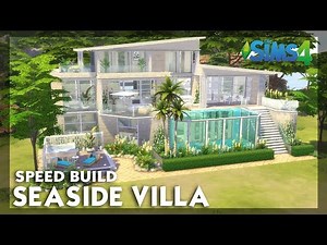 Sims 4 Seaside Villa | Speed Build