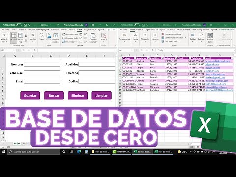 How to CREATE a DATABASE in EXCEL from Scratch FREE TEMPLATE!