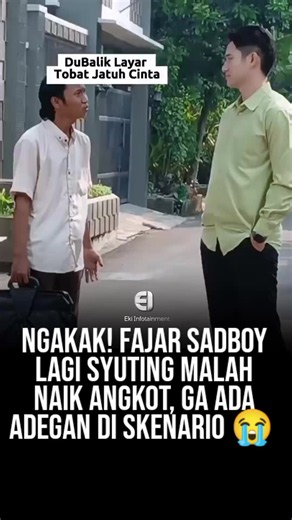 Momen kocak terjadi saat Fajar Sadboy menjalani proses syuting bersama Kenny Austin, suami Amanda Manopo. Di tengah pengambilan adegan, Fajar tiba-tiba menghentikan aksinya dan tanpa diduga langsung menaiki angkot yang kebetulan melintas, padahal aksi tersebut sama sekali tidak ada di dalam naskah. Tingkah spontan Fajar sontak membuat Kenny Austin tak kuasa menahan tawa hingga kehabisan napas. Cuplikan video itu pun viral di media sosial dan sukses mengundang gelak tawa warganet yang dibuat terh