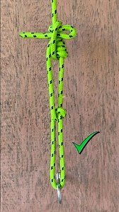 Simple trick, incredibly strong bond.” #knot #rope #diy