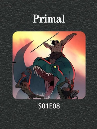 A witch saw the story of Spear and Fang meeting.#fyp #primal #movie #cartoon