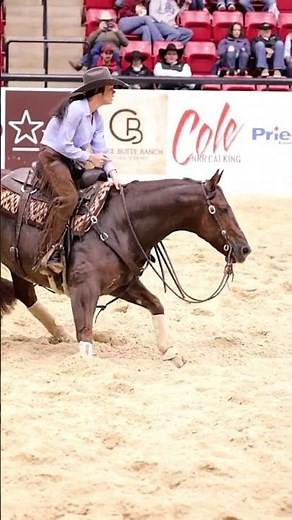 💁‍♀️ Saddle Up with a Sassy Cowgirl: Cutting Horse Competition Stuns Crowd 🐴🤯"Horse Whispers,