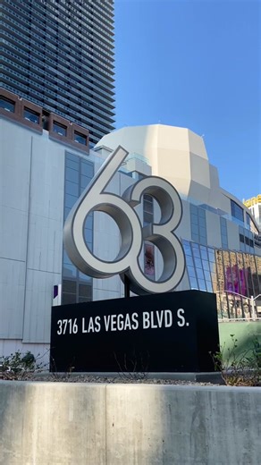 How to find 63 CityCenter: If you’re in the heart of the Las Vegas Strip, you’re already there! Located at the intersection of Harmon Ave. and Las Vegas Blvd, 63 CityCenter sits directly between Aria Resort & Casino and The Cosmopolitan. You’ll find it just outside the north doors of The Shops at Crystals and the south doors of The Cosmopolitan, making it easily accessible from both directions. #lasvegasstrip #lasvegas #lasvegasblvd