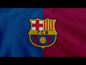 The Barça FC Barcelona Flag Waving