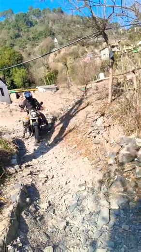 Royal Enfield Off-Road Adventure in the Mountains 🏔️ #shorts#offroading #royalenfield #royalenfiel