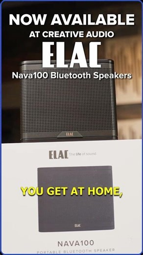 ELAC NAVA 100 Portable Bluetooth Speaker is Now Available! | New at Creative Audio