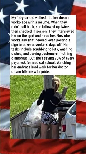 TEEN GIRL WORKS OVERTIME FOR BRIGHT FUTURE👍🙏