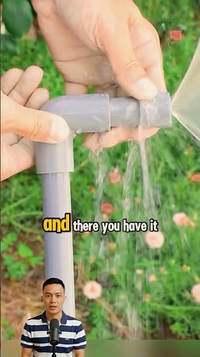 DIY PVC Pipe Garden Sprayer – Easy Watering Hack #shorts