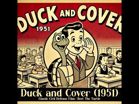 Duck and Cover (1951) | Classic Civil Defense Film | Bert The Turtle