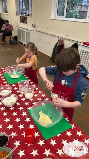 👩‍🍳🧁 What a great start to the year at Crossbow House - FCDCA! 🧁👨‍🍳 This was our first class of the year and also the last class where we made our delicious Yogurt Pot Muffins. The children had so much fun mixing, baking, and enjoying their creations, and they did an amazing job! We can’t wait for our next class coming up this week, and we still have a few spaces available. 👉 To secure a space, book here: https://portal.cookstars.franscape.io/class-overview/3297 #CookStars #KidsCooking #Y