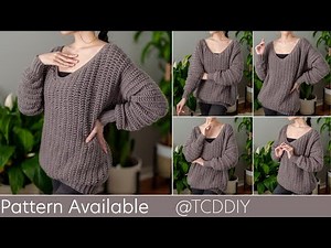 How to Crochet a Batwing Sweater | Pattern & Tutorial DIY