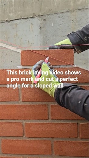Bricklaying Secret: Perfect Rake Cuts Every Time