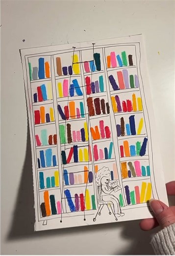 J’ai essayé quelque chose de nouveau, et j’adore le résultat😊 J’ai utilisé des pastels et des crayons acryliques. Qu’en pensez-vous ? #draw #color #artist #oilpastel #fyp