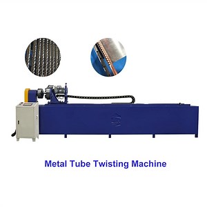 [Hot Item] High-Quality Automatic Decorative Iron Stainless Steel Pipe Twisting and Threading Machine, Pipe Threading Machine, Twisting Pipe Forming