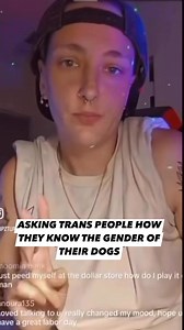 Asking trans people how they know the gender of their dogs 😂😂😂 | JR Majewski