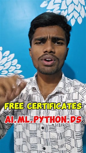 Navin | AI Study Hacks | One website = FREE certificate = Better job chances 😳🔥 . . . . . . . . #freecertificates #kagglelearn #studywithnavin #studentsindia... | Instagram
