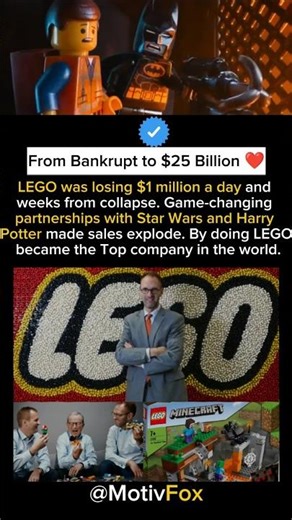 How LEGO Lost $1 Million a Day & Became The Top 1 Toy Company !!