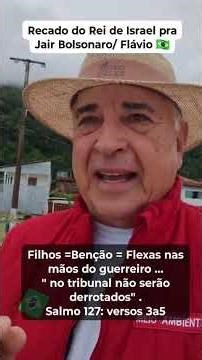 Mr. Rubem leaves a powerful message for Flávio Bolsonaro, asking him not to give up on his mission.