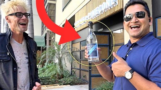 Magician stuns a security guard with an impossible trick