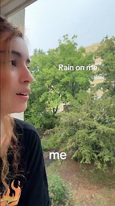There is a huge thunderstorm and I love rainy weather so here is a snippet of my song Rain On Me :)