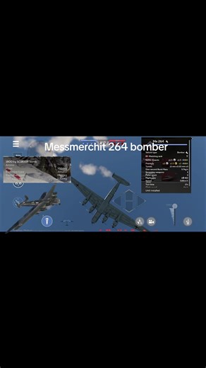 Me 264 bomber💪🏿🇩🇪 #Me264 #warthundermobile #aviation #bomber #militarylife