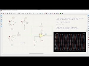 Kicad tutorial 39 : Design and simulation of Unity Gain Inverter using Kicad tool