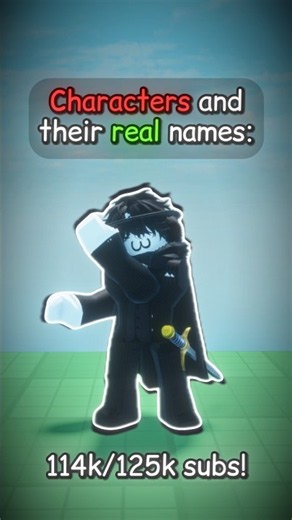 Characters and their real names 😭 | #roblox #forsaken