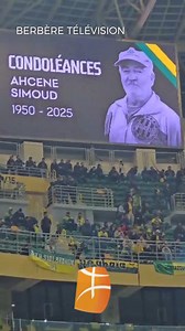 56K views · 595 reactions | Hommage à Simoud Ahcene, fervent supporter de la JSK, au Stade Hocine Ait Ahmed : Un Adieu Ému à un Enfant de Tadarth Oufella, Ath Dwala | Berbère Télévision | Facebook