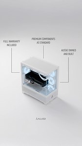 Power, speed, no nonsense. The Allied Gaming difference: 🥇 We're Australia's #1 Gaming PC Brand: Owned by 1000s of Aussie gamers and trusted by major games, studios & publishers ☯️ B&W: Choose from iconic Gloss White or fierce Matte Black cases, with RGB fans to match any aesthetic you're going for 🆙 Upgrades: Fancy a chonkier CPU? Need more storage space, or RAM for streaming? Customisation options are available on all builds! 🇦🇺 100% Australian: Owned, Built & backed, stress-tested and rea