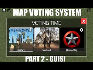 MAP VOTING SYSTEM PART 2 | ROBLOX STUDIO 2021