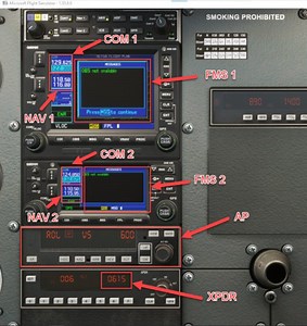 Octavi IFR-1 : Setup with MSFS default C172