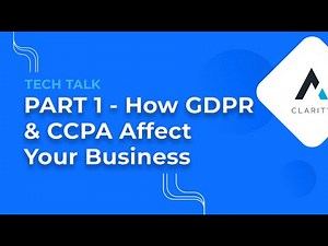 TECH TALK: Understanding GDPR vs. CCPA: How It Affects Your Business | Part 1 of 3
