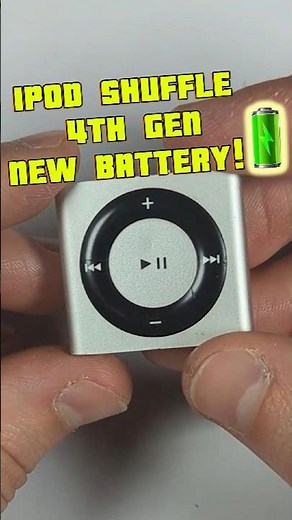 NEW BATTERY!! iPod shuffle 4 battery replacement #ipod #tech #apple